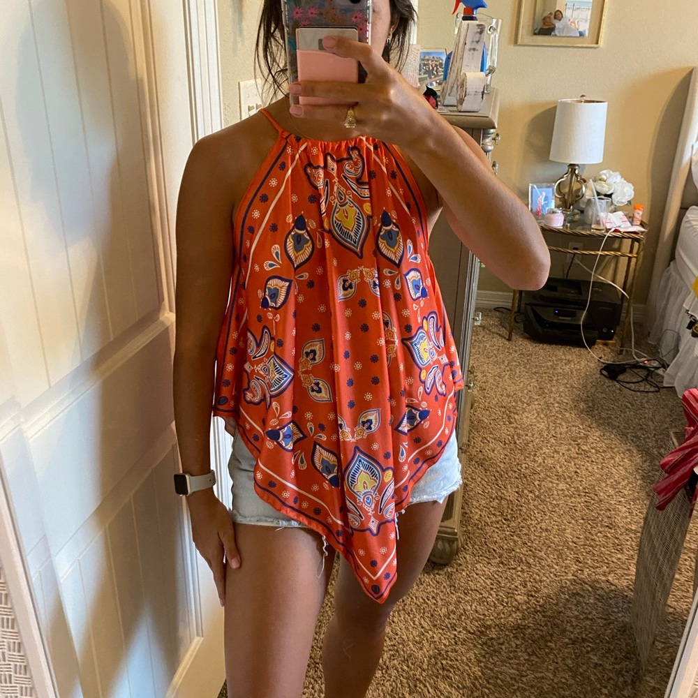 Zara scarf top